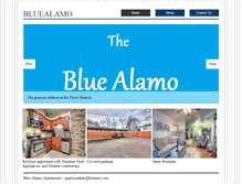 Tablet Screenshot of bluealamo.com